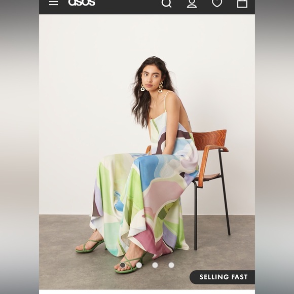 Beautifully Elegant Dress with Low Hanging Back - Picture 2 of 5